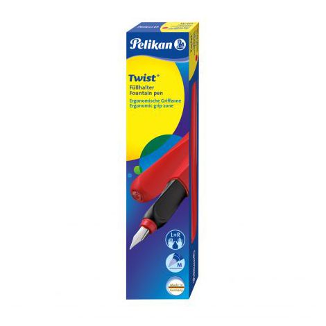 Pióro wieczne Pelikan Twist Czerwono-czarne - 4